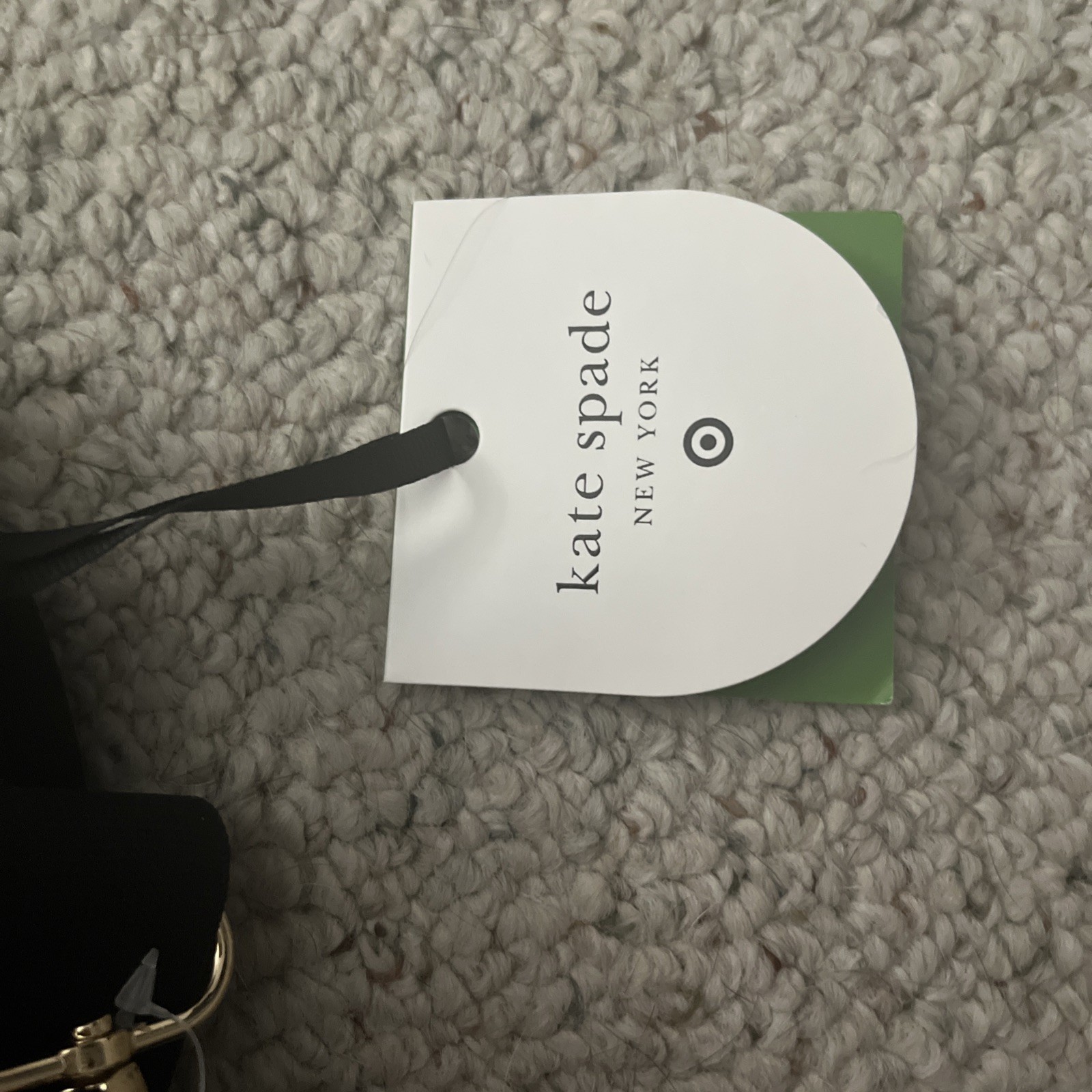 Kate Spade New York x Target Polka Dot Knit Crossbody Bag Purse White Black