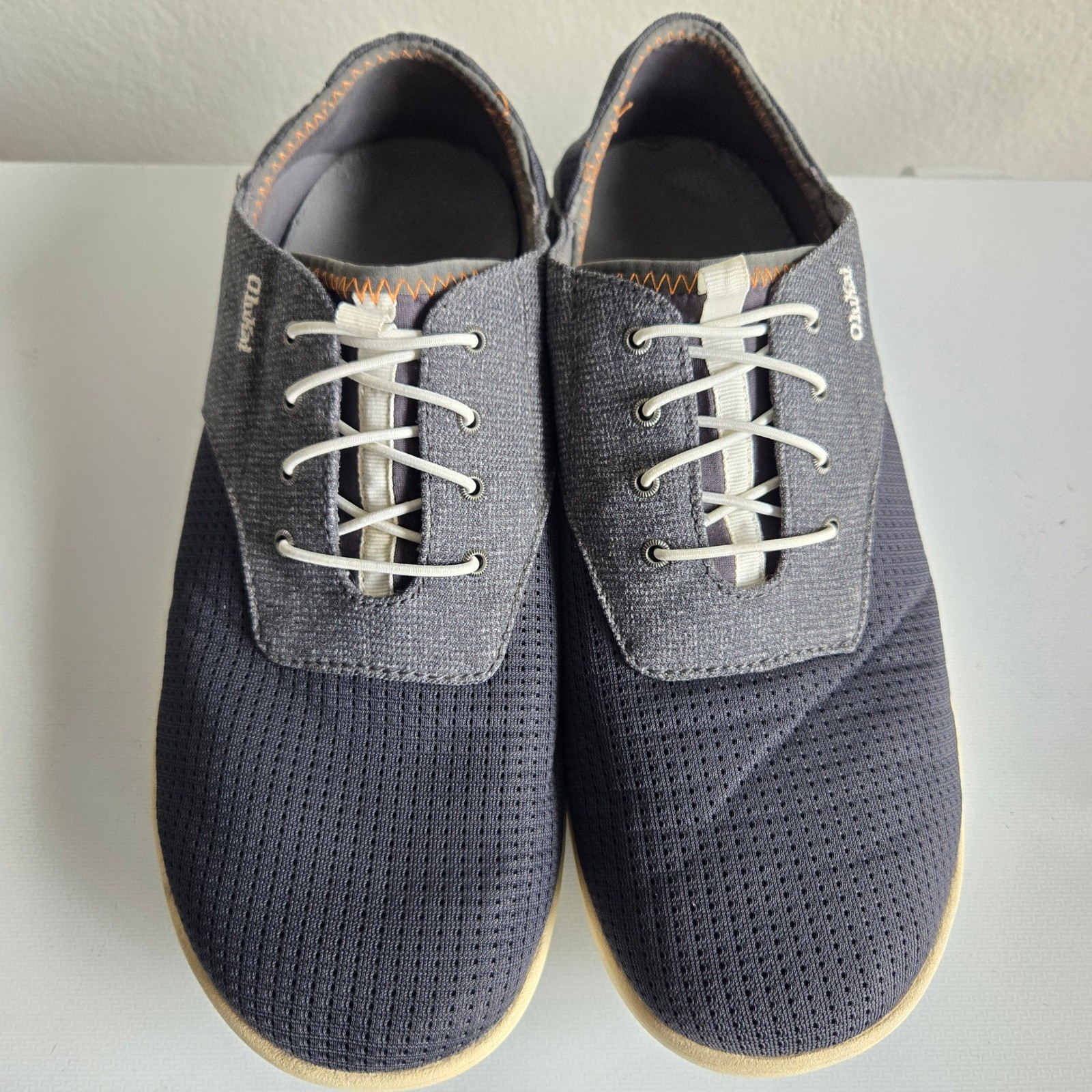 OluKai Nohea Moku Mens 10.5 Charcoal Dark Shadow Boat Shoes Sneakers 10283-6C6C