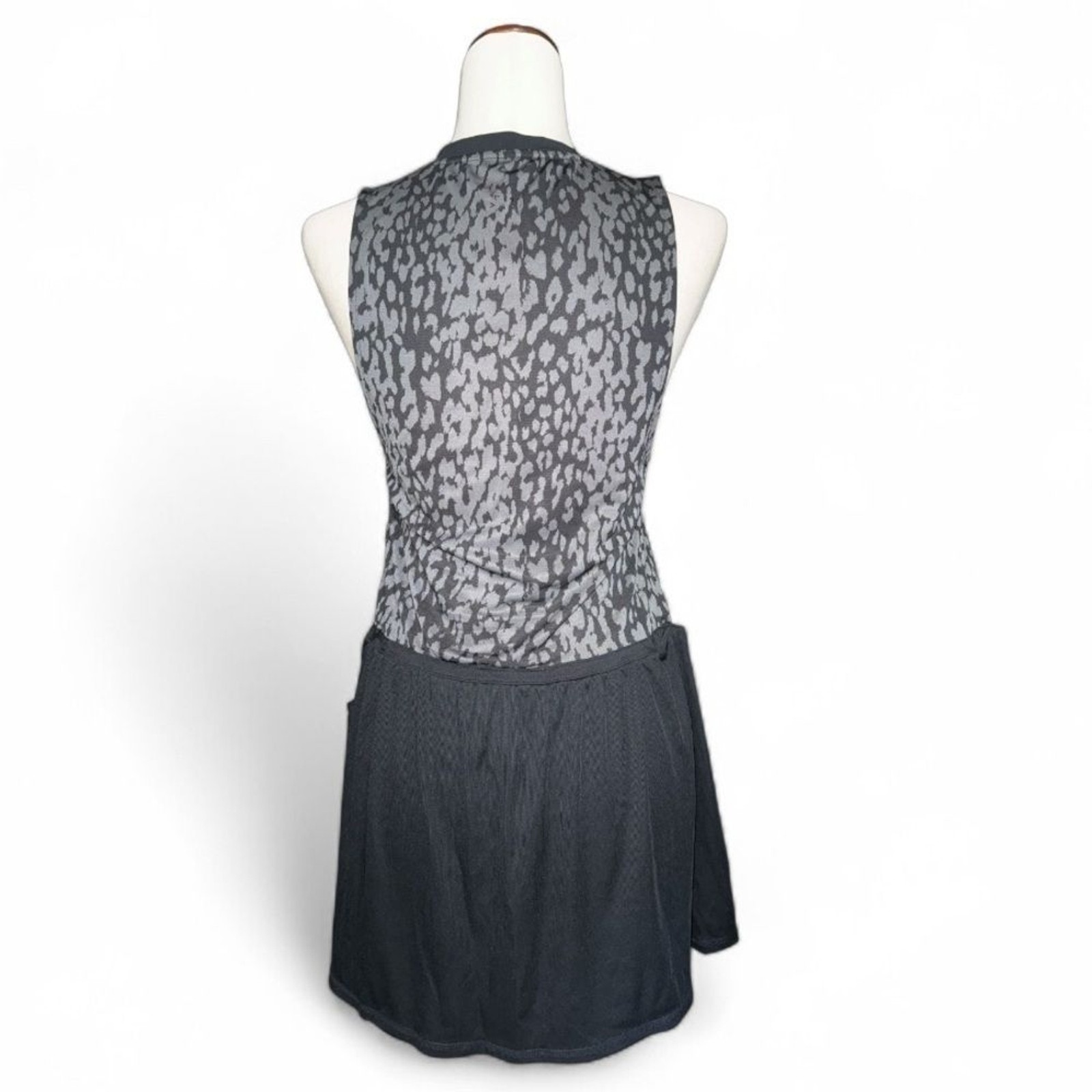 NWT Varley Lagoda Tennis Dress Shadow Animal Print Small Pickleball
