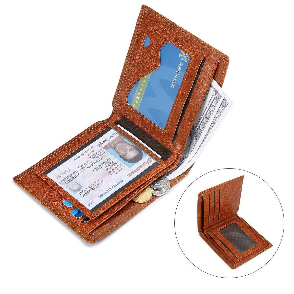 Men’s Novelty US 100 Dollar Wallet PU Leather Bill Money Billfold Card Holder US