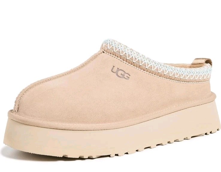 Women’s U G G Tazz Sand Platform Beach Slippers 1122553–SIZE W 9