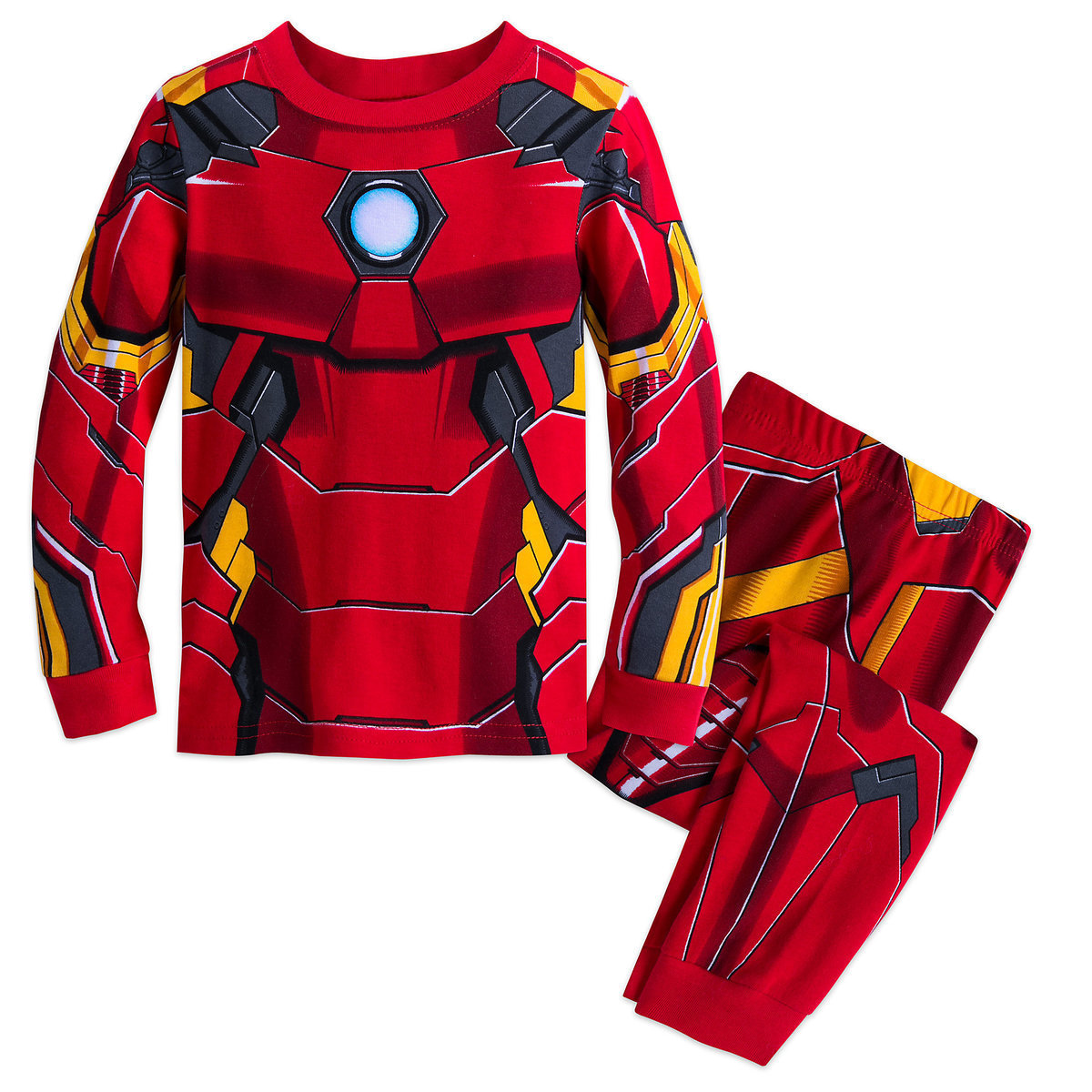 NWT Disney Store Iron Man Costume PJ Pal Marvel’s Avengers 4,5,6,7,8,10