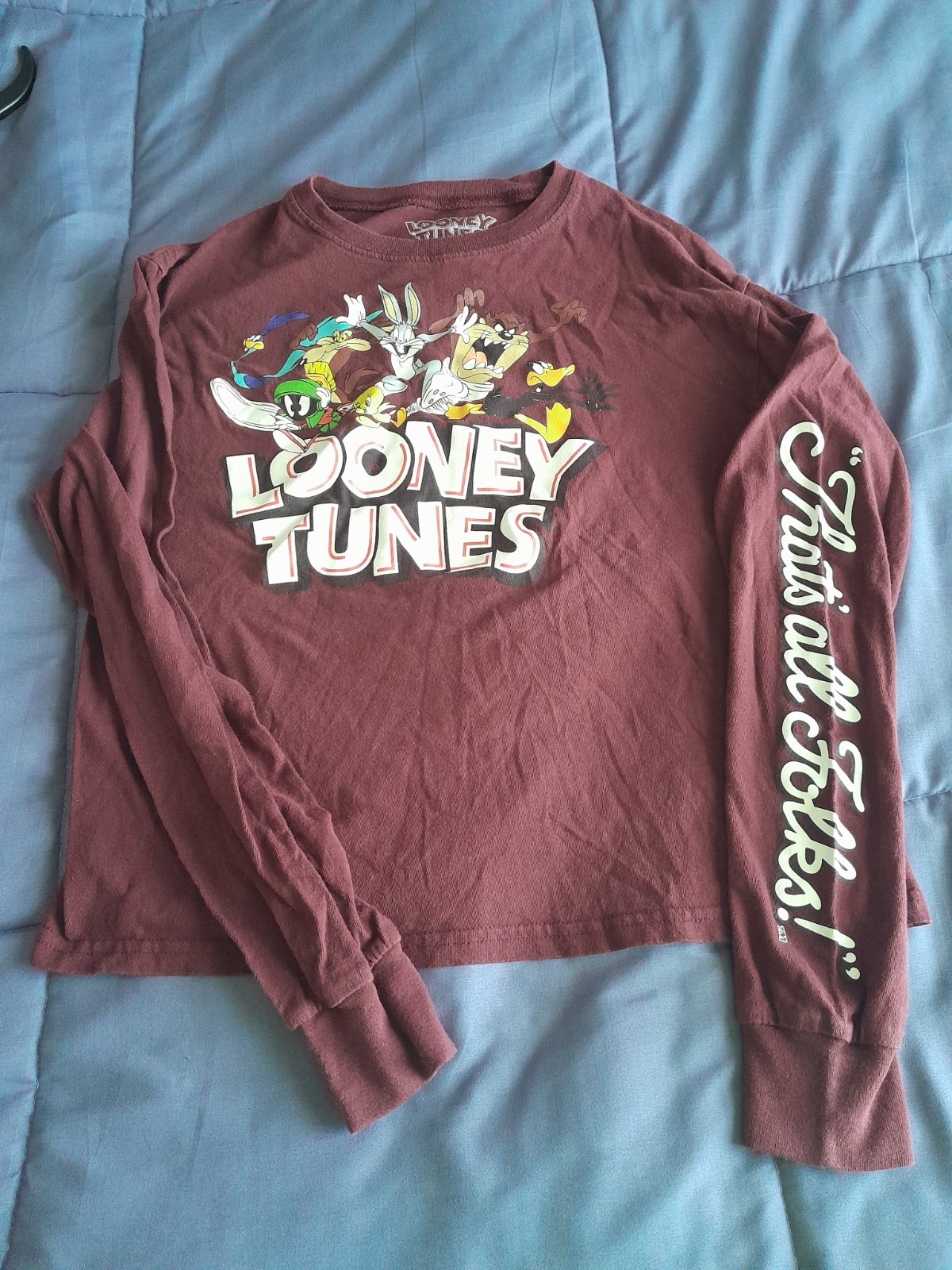 looney tunes shirt xs