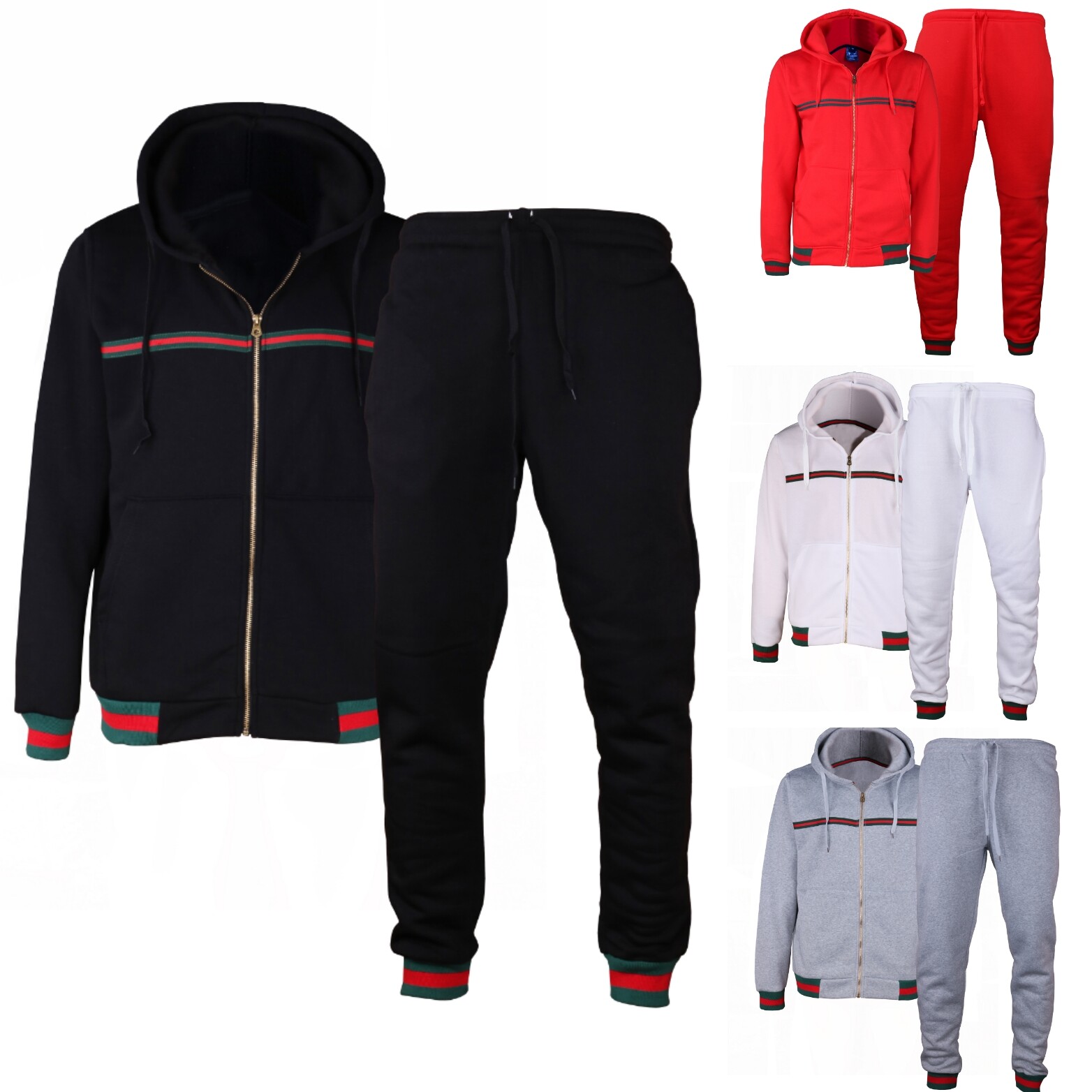 MEN DESIGNER STAR WARM FLEECE SWEATSUIT JOGGER BOTTOM S M L XL 2XL 3XL 4XL 5XL