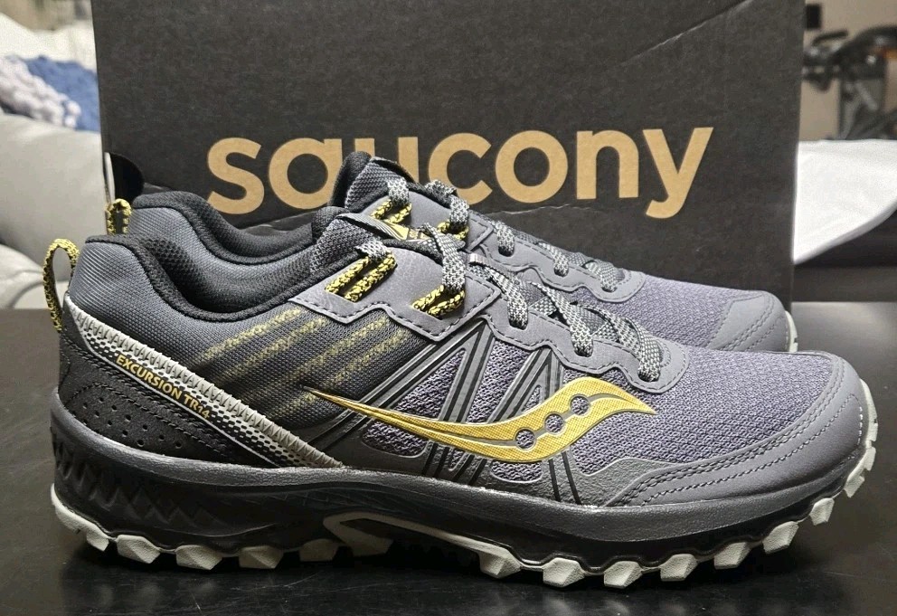 Size 10 – Saucony Excursion TR 14 Gold/Gray SHIPS OUT NEXT DAY 🔥🔥🔥🔥🔥🔥🔥🔥