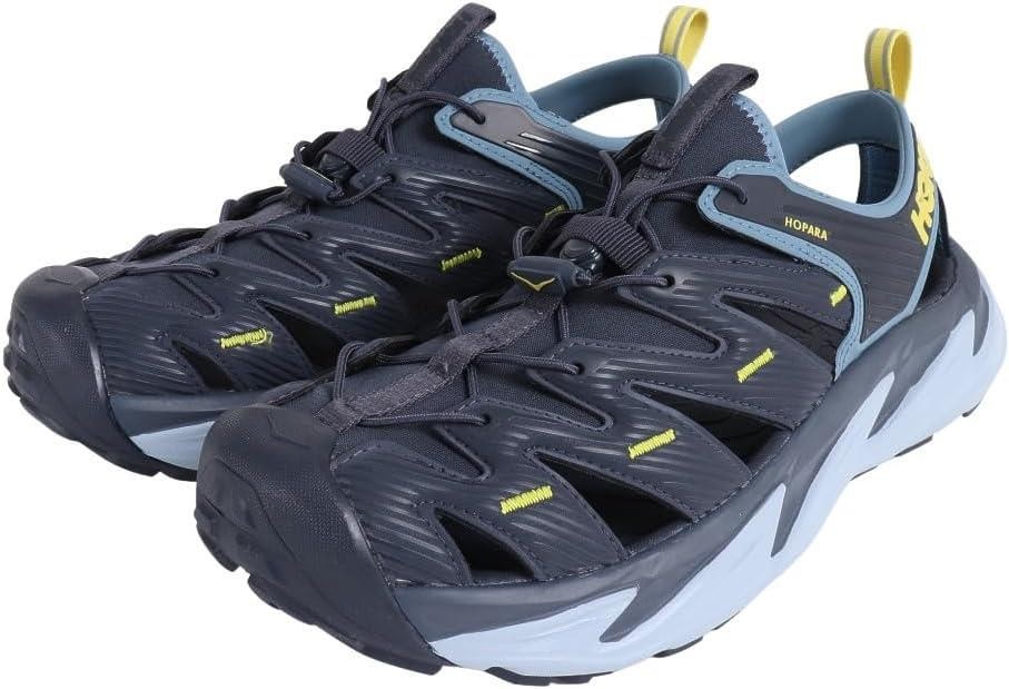 New Men’s Hoka One One Hopara Hiking Trail Shoes Sandals Size 7-13 Blue 1106534