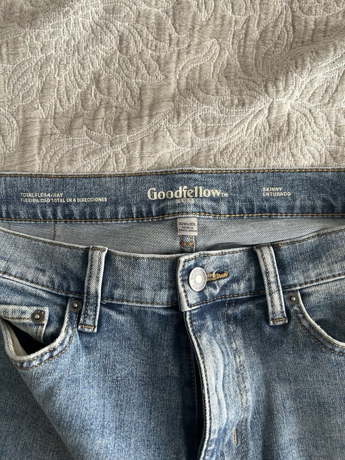 Goodfellow & Co Men’s Light Blue Skinny Fit Jeans 32×30
