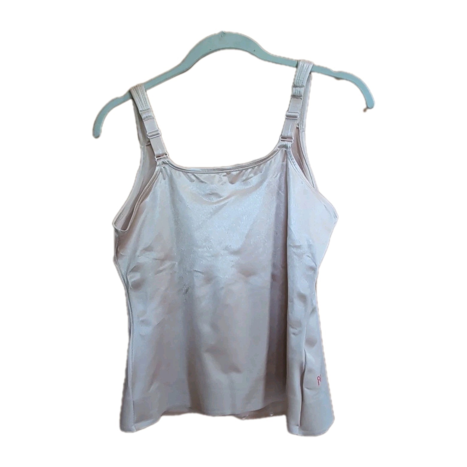 Ruby Ribbon Size 40 Beige Cami Shapewear Tank Top Adjustable Straps Slimming