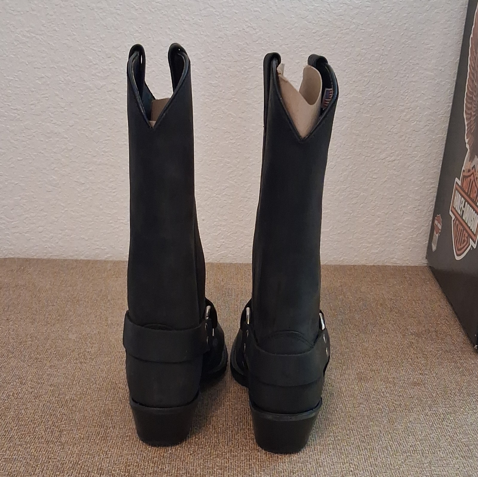 Harley-Davidson Women’s Leather Boots Size 8 EE Black