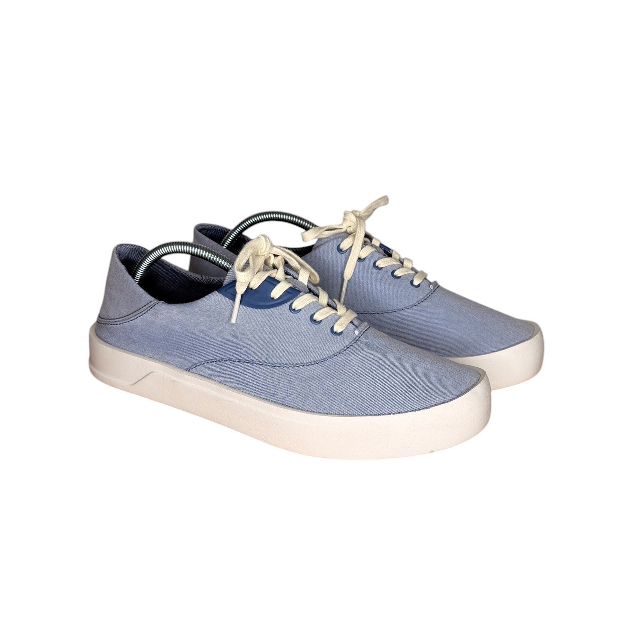 OluKai Tradewind Canvas Casual Sneakers Men’s Size 10 Chambray Blue Lace Up