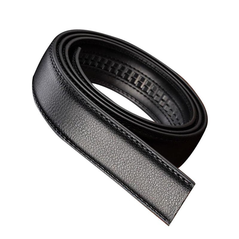 Fashion Men’s Automatic Real Leather Ratchet Belt Strap Jeans Waistband Gift