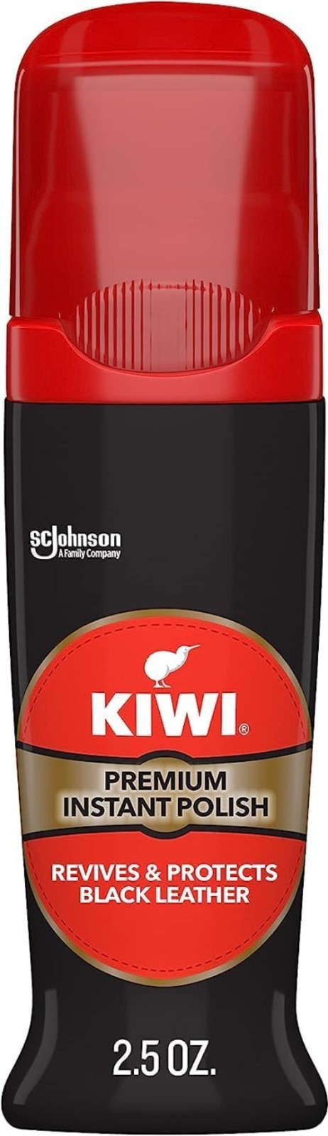 Instant Shine & Protect Liquid Polish – Black Carnauba Wax Shoe Care 2.5 FL. OZ.
