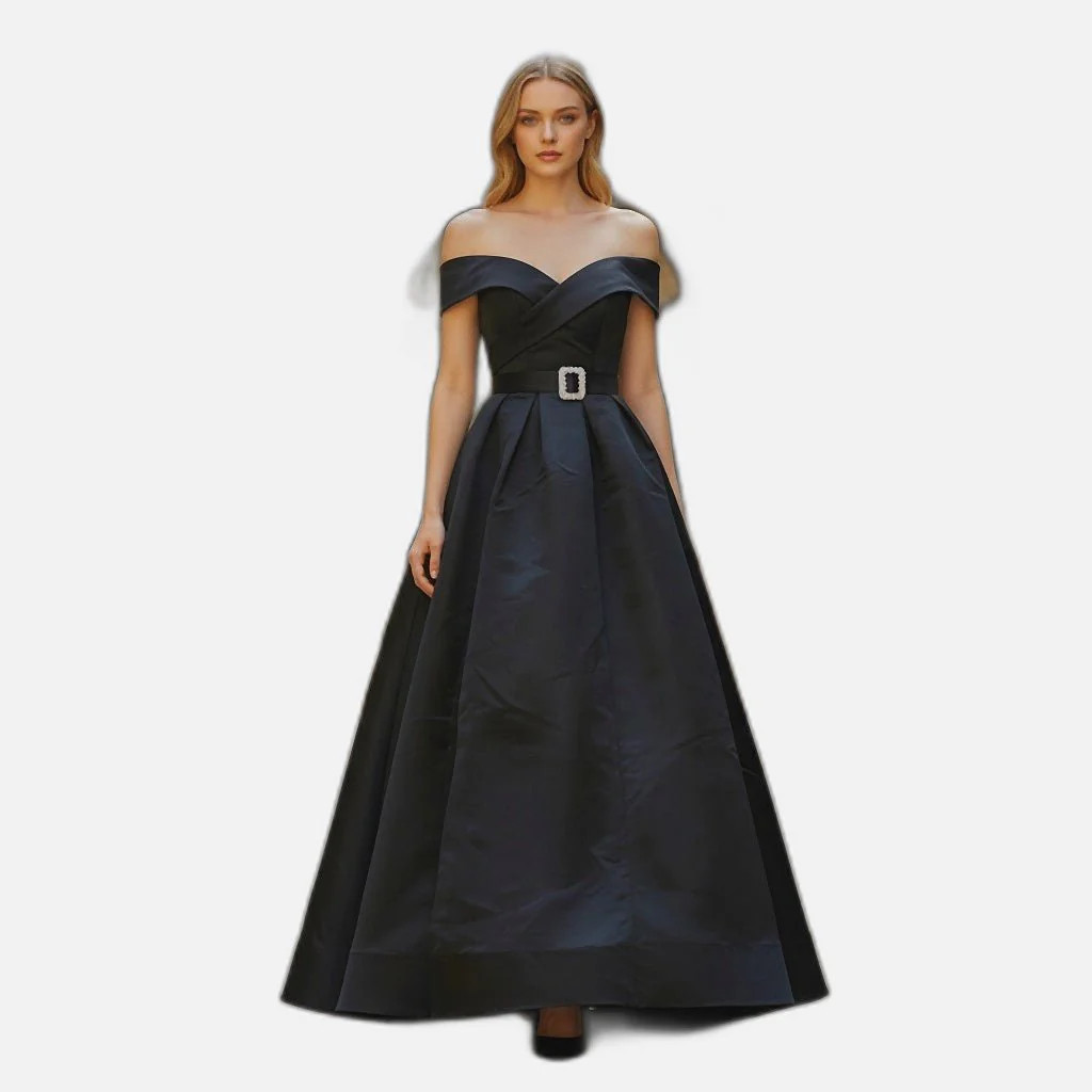 Chic & Sassy Off-Shoulder Evening Delight