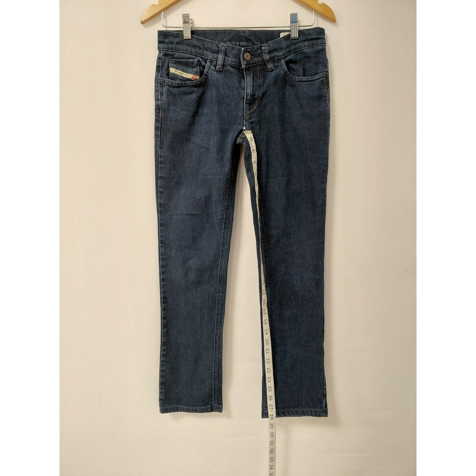 Diesel LIV Industry Dark Wash Jeans Mid (10-12 in) Regular Denim Women Size 28