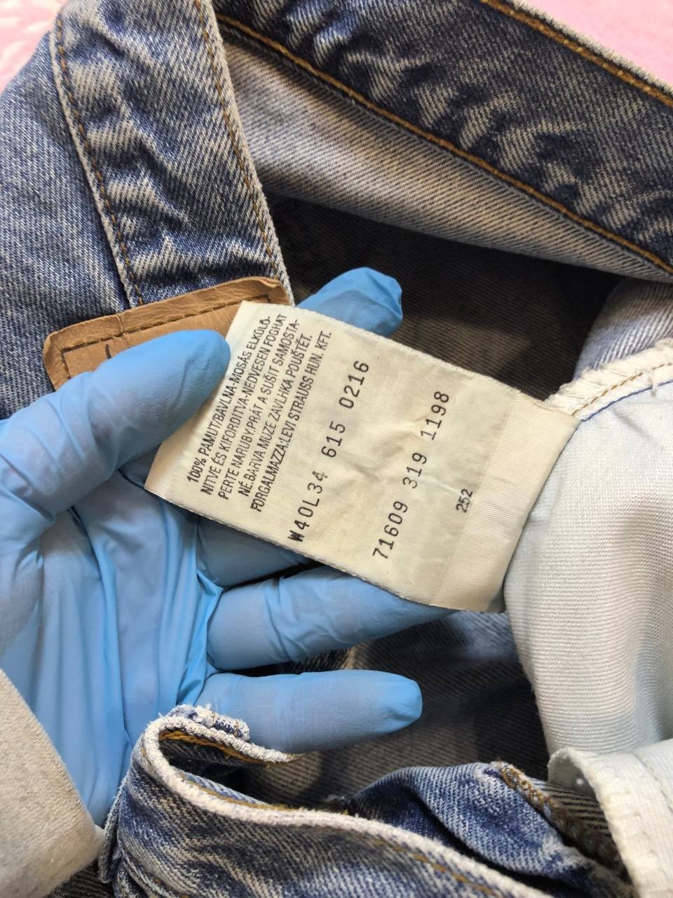 Levis 615 Jeans Mens Blue Denim Straight 40X34