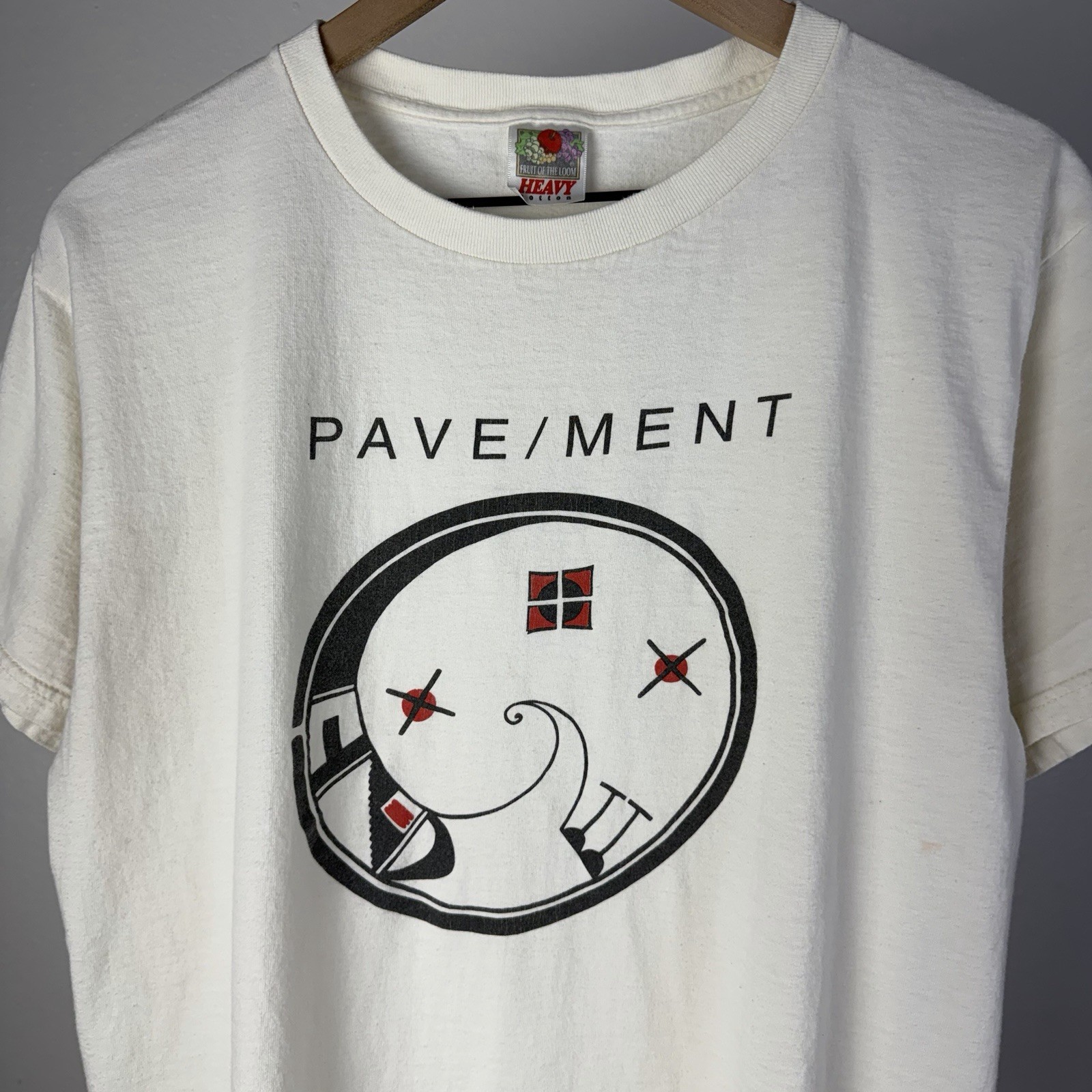 Vintage 90’s Pavement Diagram T Shirt Green Indie Rock Band Tour Size Large