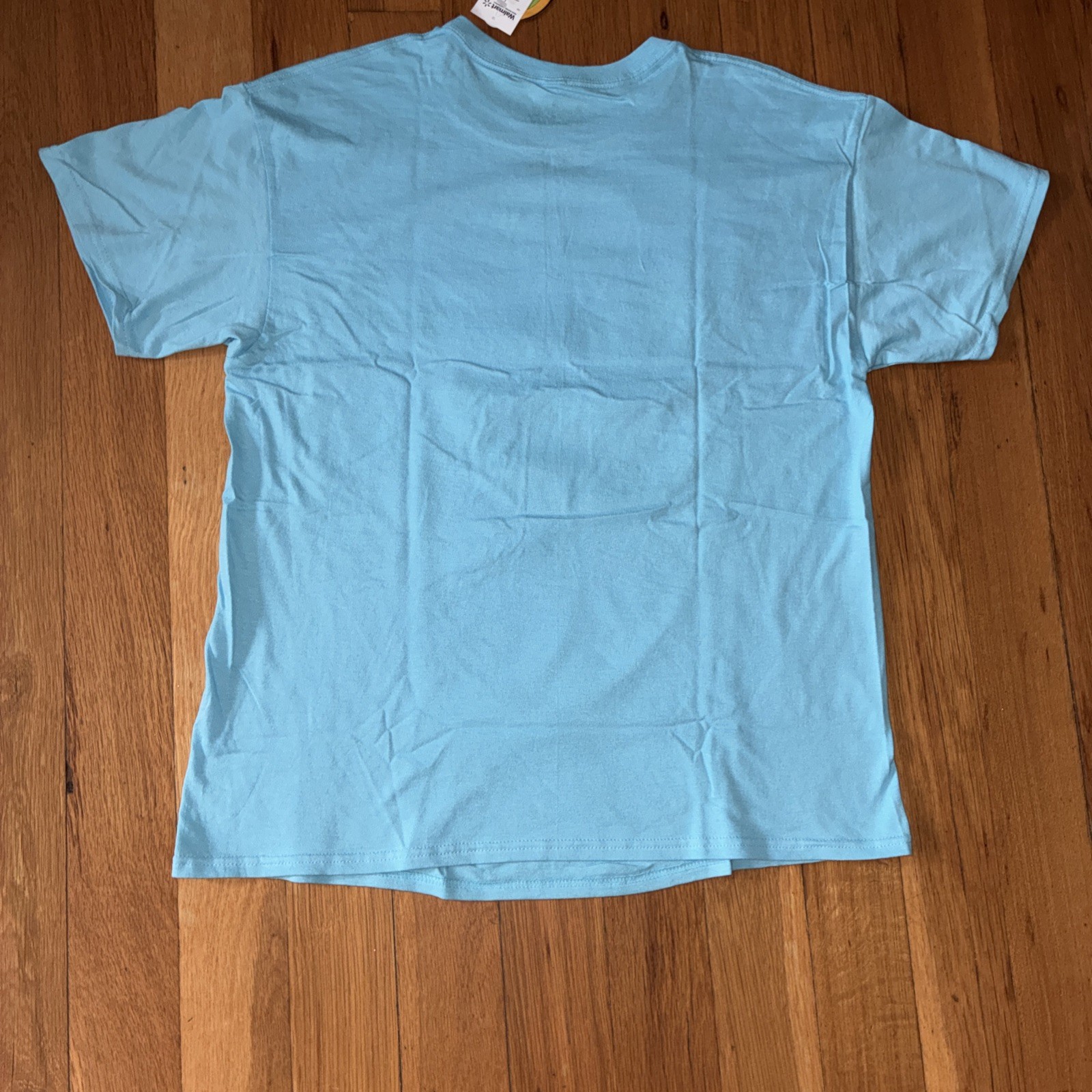 Adventure Time with Finn & Jake Men’s Blue Cartoon Graphic Tee T-Shirt Sz Large