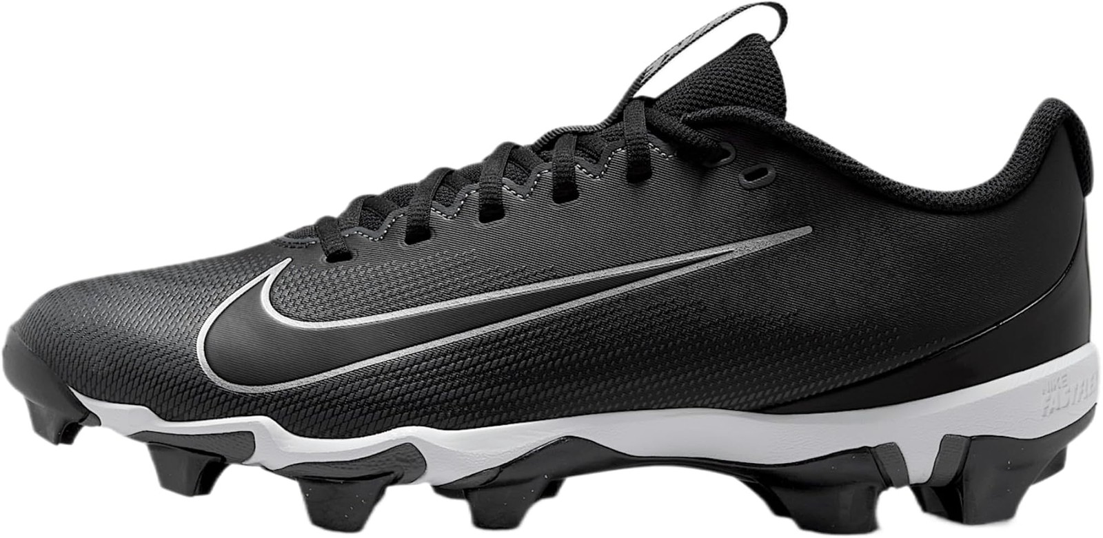Nike Vapor Shark 3 Football Cleats (FB3304-002, Black/Dark Grey/White/Black) Siz