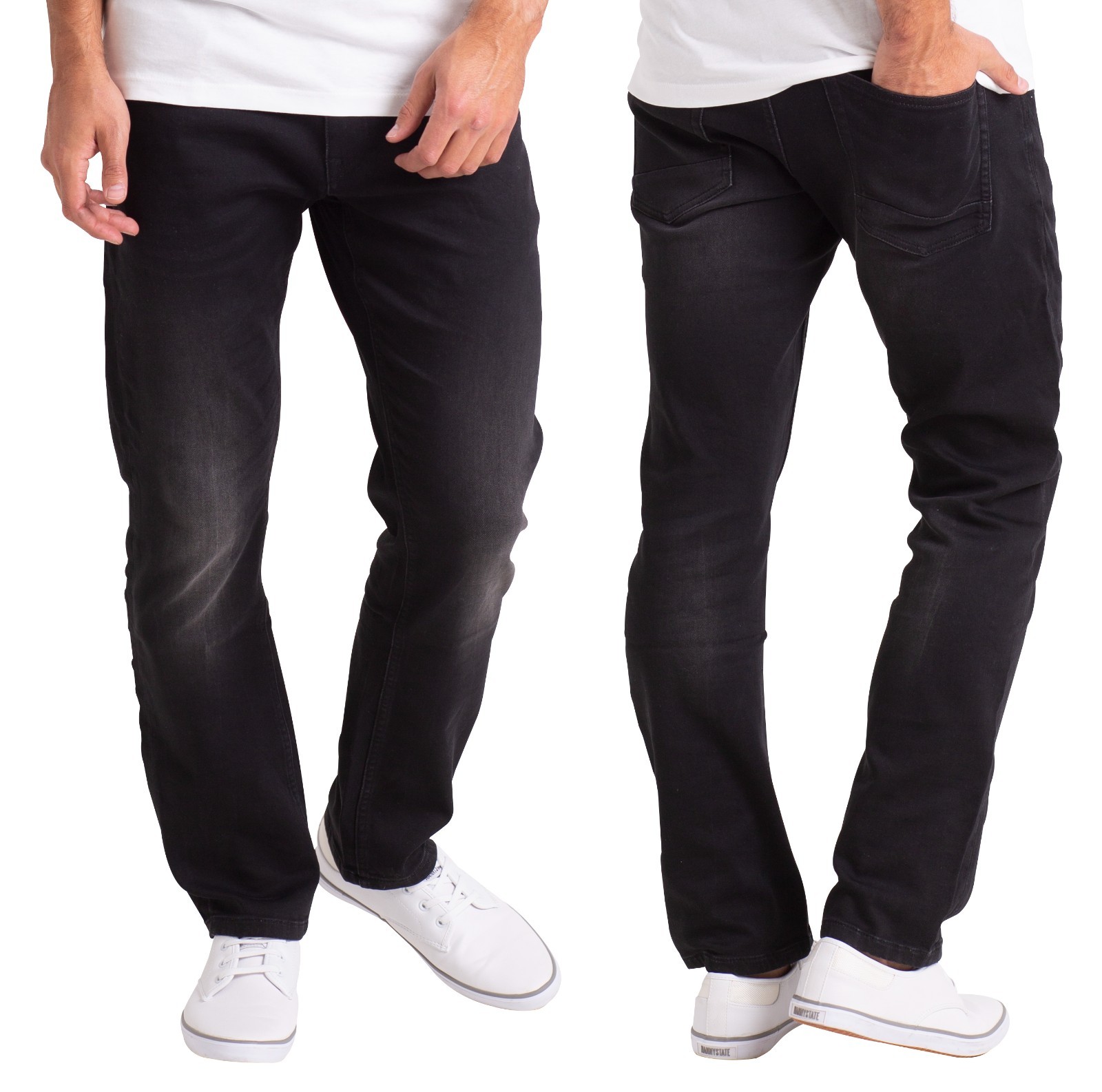 Men’s Flex Stretch Slim Straight Jeans 31″ Inseam (Sizes, 30-38)