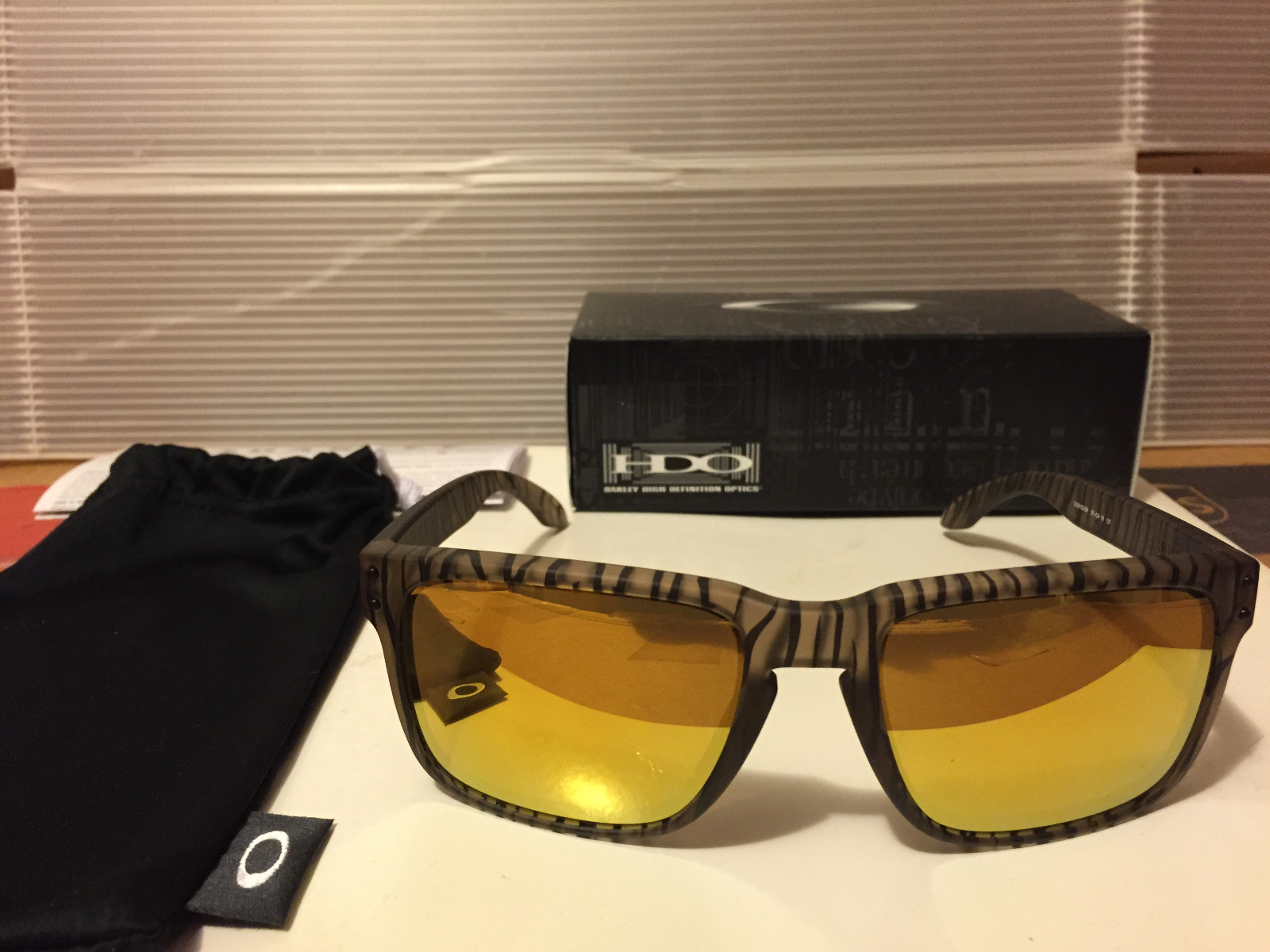 NEW Oakley Holbrook Urban Jungle Matte Sepia / 24K Gold Iridium, OO9102-99