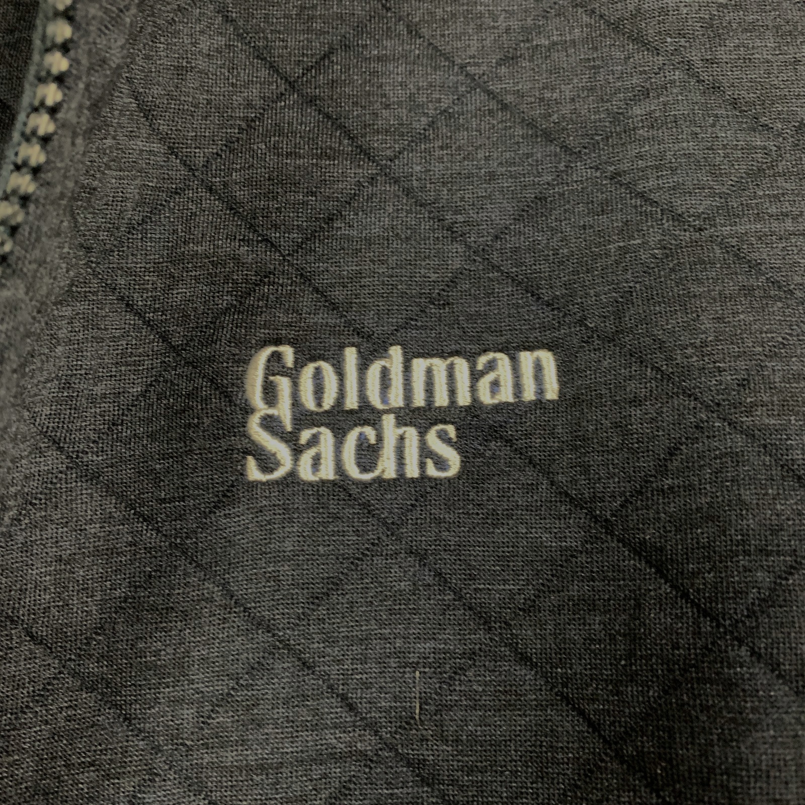 Marine Layer Goldman Sachs Corbet Vest Men’s XL Navy Diamond Quilted NWT $135