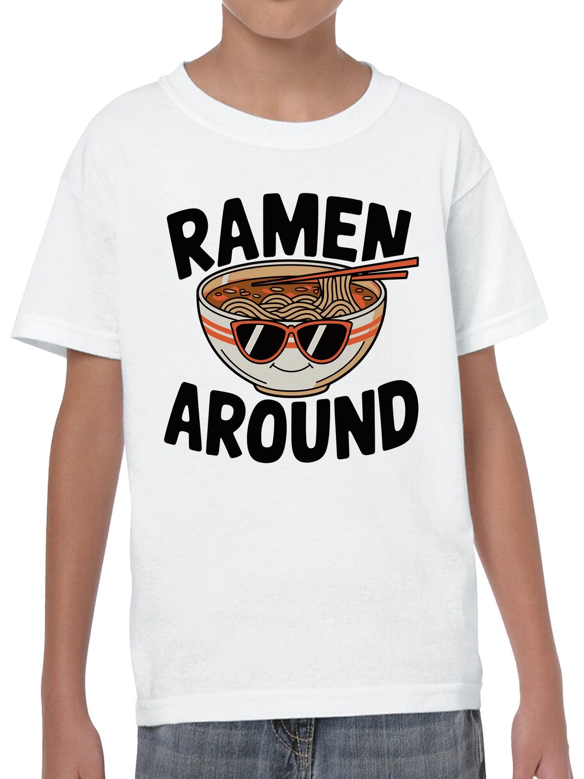 Cool Ramen Noodles Bowl Fun Youth’s T-shirt