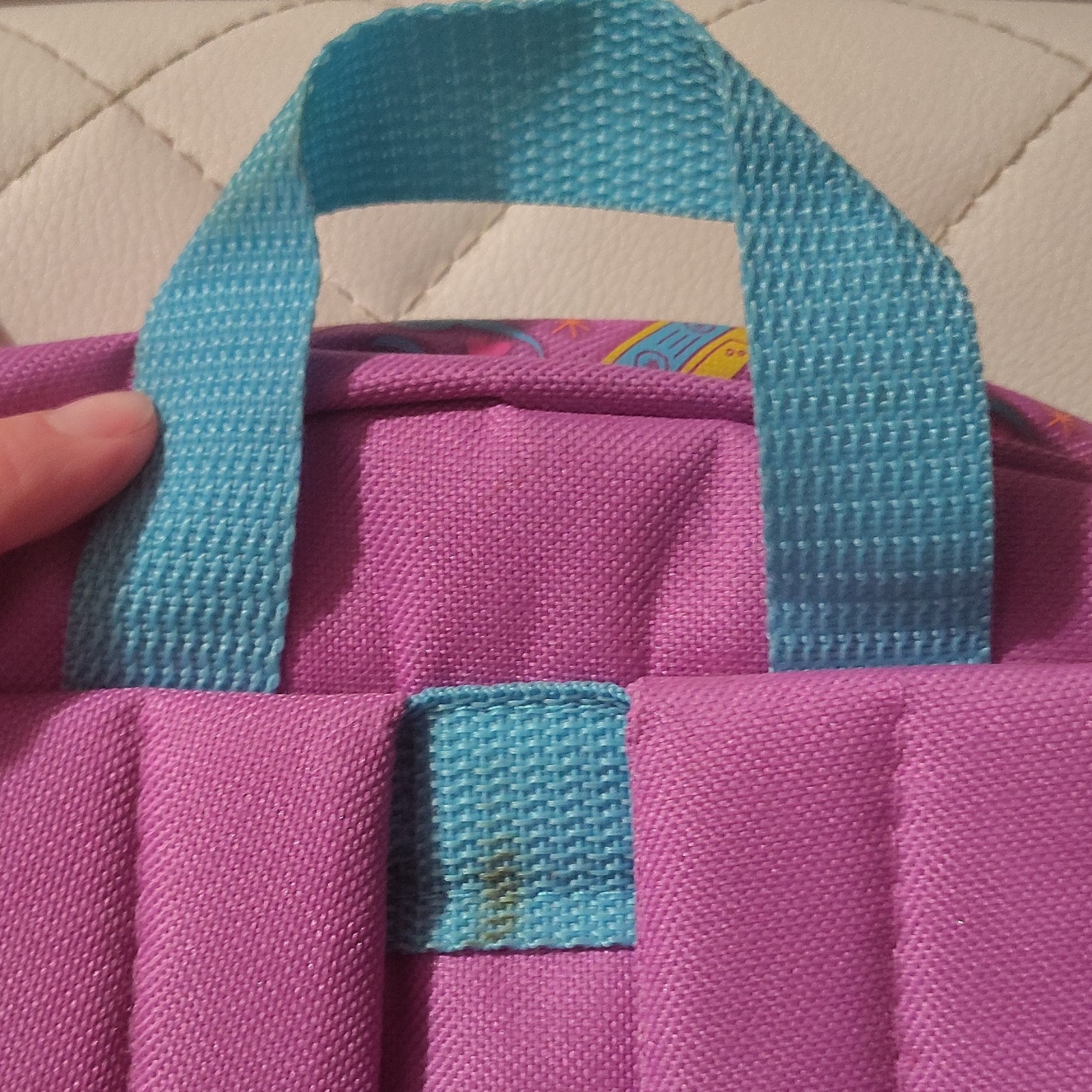 Trolls Poppy & Branch Small Polyester Backpack Zip Glitter Pink/Purple/Blue