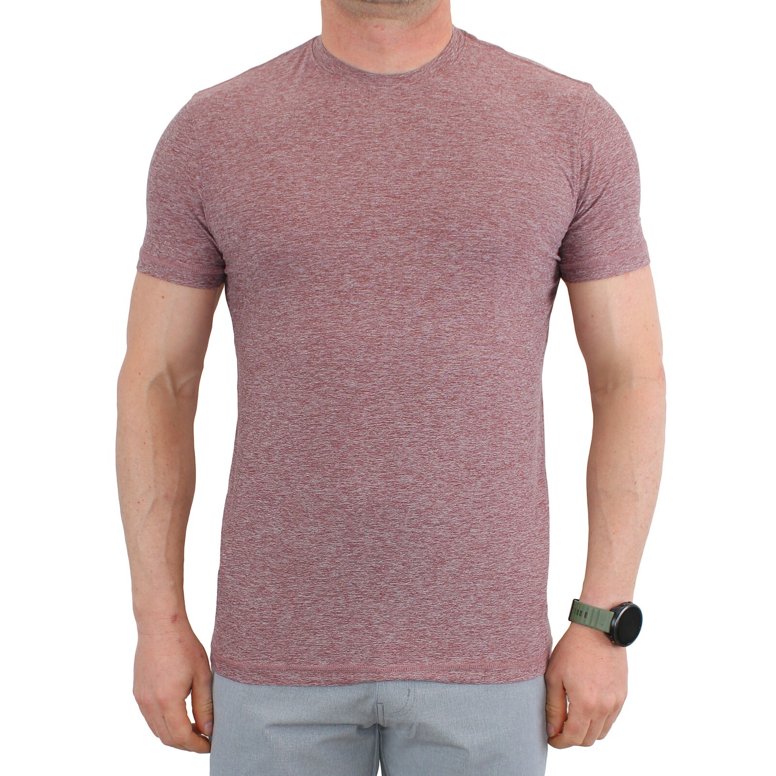 True Classic Men’s Short Sleeve Shirt Active Crew Neck Tagless Moisture Wicking