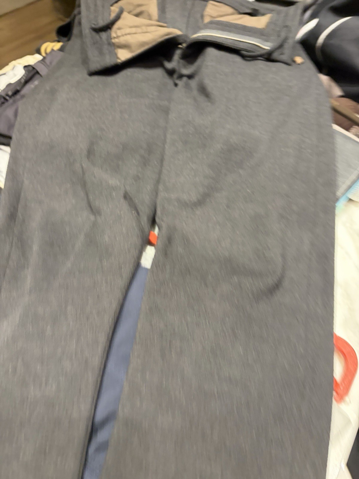 **Zegna Mens Luxury Grey Wool Drawstring Sweatpants. SZ S/48 WOW $1050 Retail