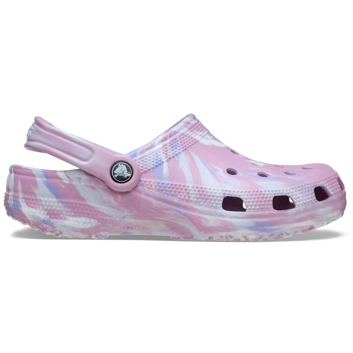 Crocs Classic Marbled Clog – Slip-On, Waterproof, Lightweight, Pivot Heel Strap