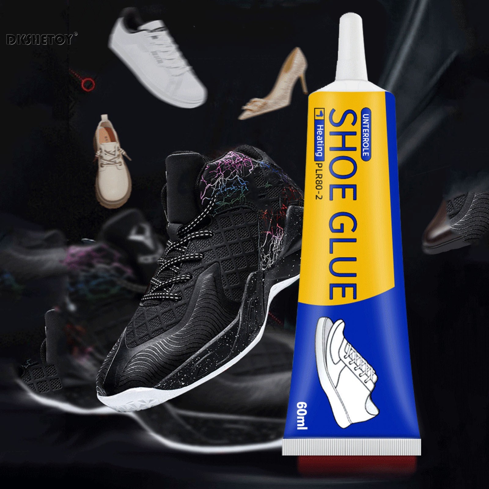 60ml Super Strong Shoe Glue – Waterproof Universal Adhesive Repair for Sneakers
