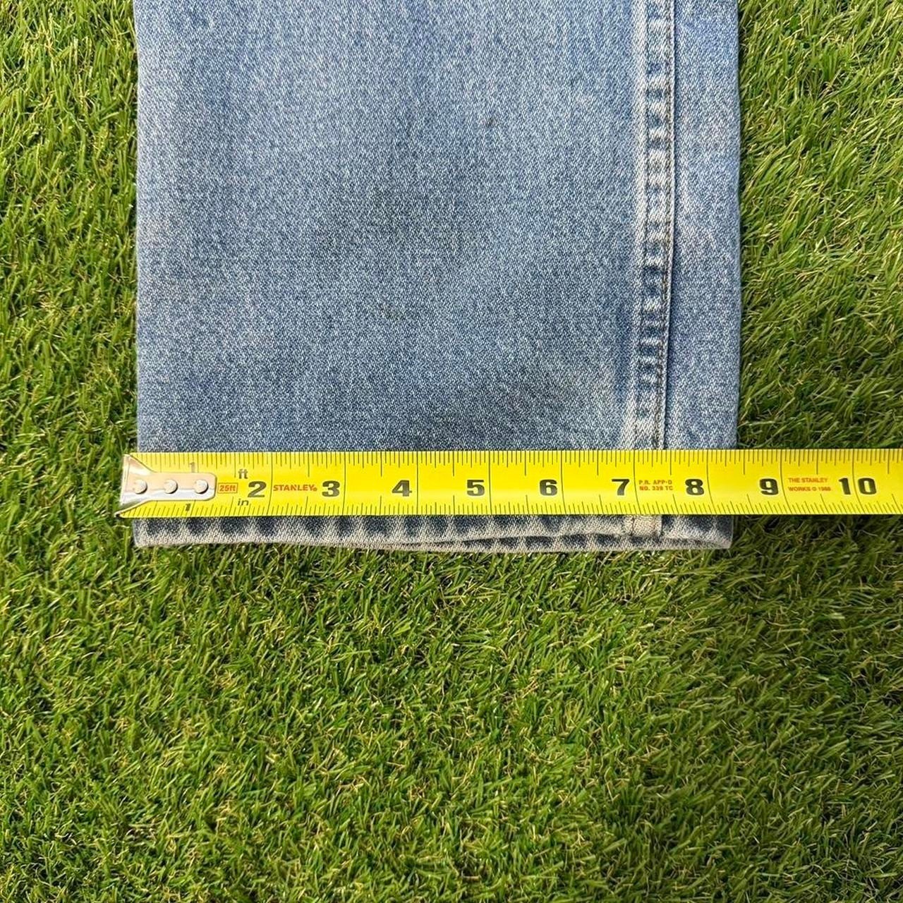 Wrangler Cowboy Cut Straight fit light wash jeans 35×34