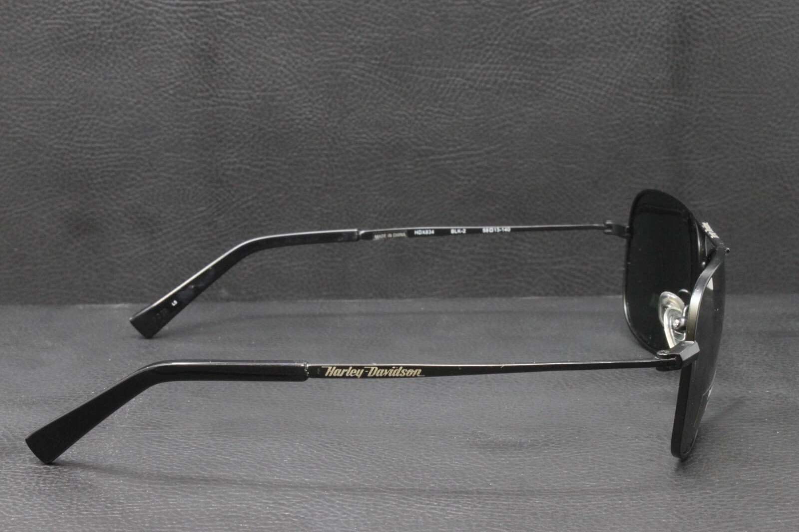 Harley Davidson sunglasses Men’s Metal Aviator Polarized Black 58mm HDX834 BLK