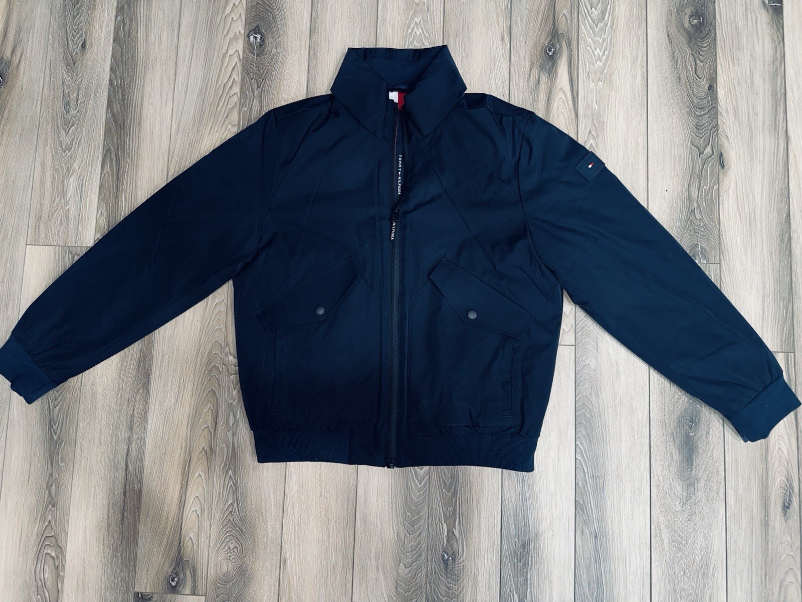 Tommy Hilfiger Men’s TH Flex Wind ResistantJacket Navy