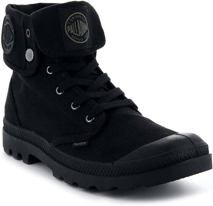 Palladium Women’s Black Baggy Foldover Lace-Up Boots