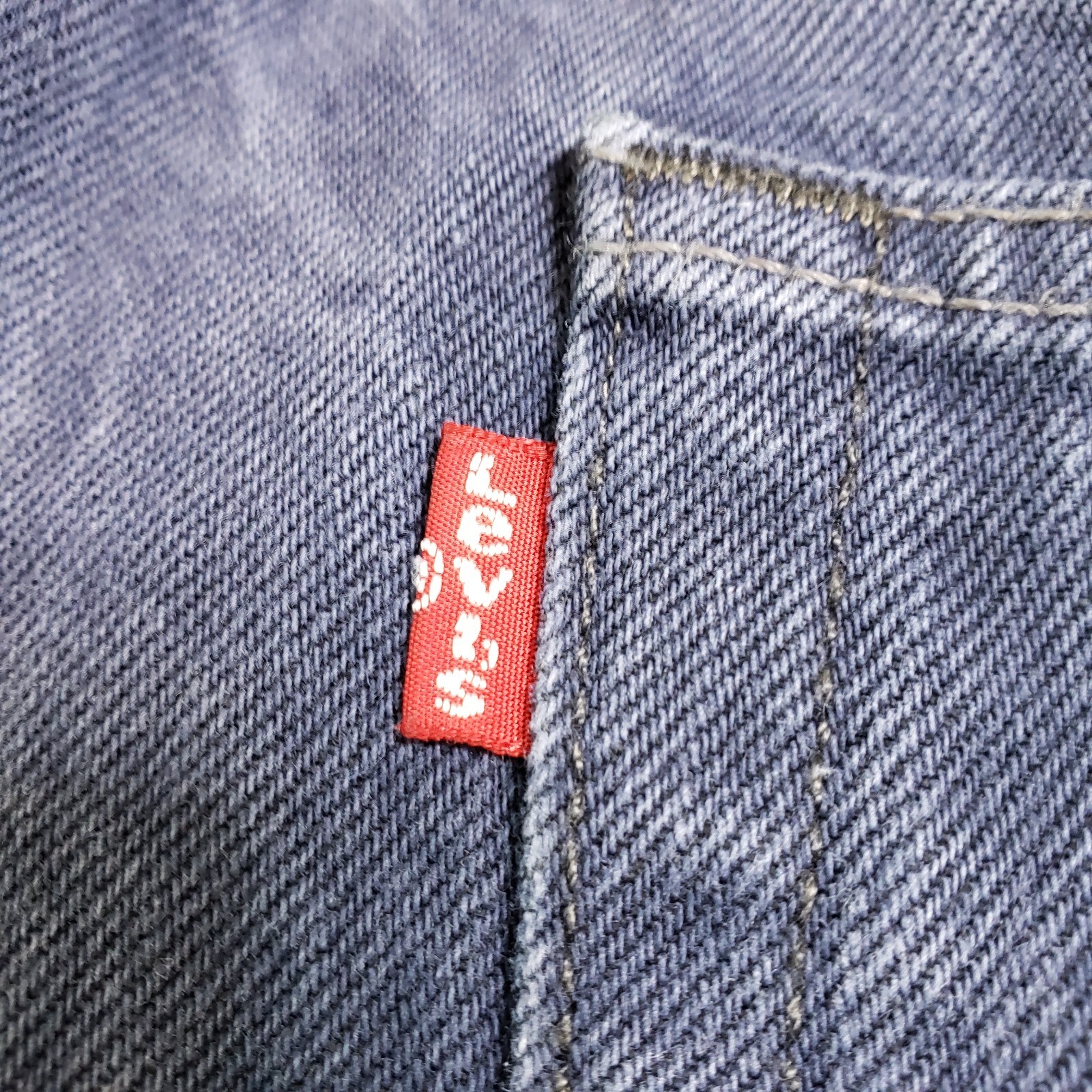 Levi 501 XX Mens Jeans Acid Wash 38×34 (REALLY 36×31) Shrink-To-Fit Straight Y2K
