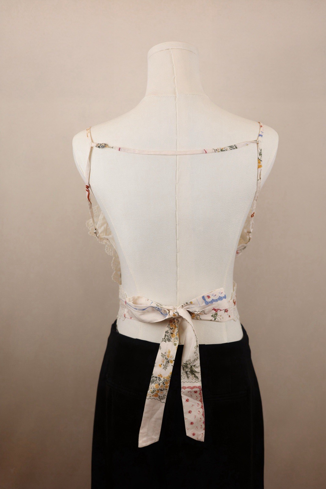 Reformation Meadow Top Nonna Print NWT Medium Sold Out Tie Back Organic Cotton