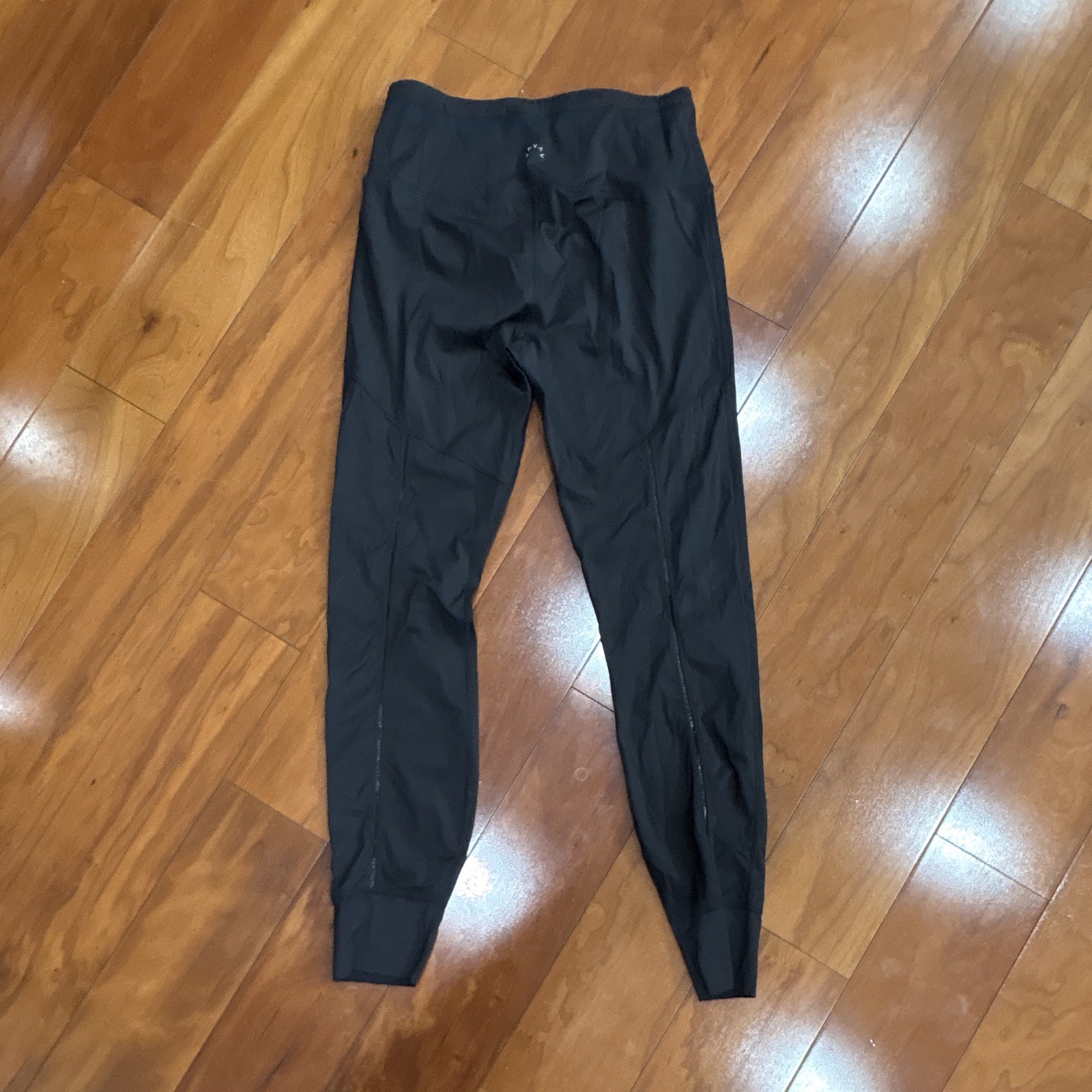 Varley Black Women’s High Rise Ankle Leggings M Regular Stretch Logo Yoga