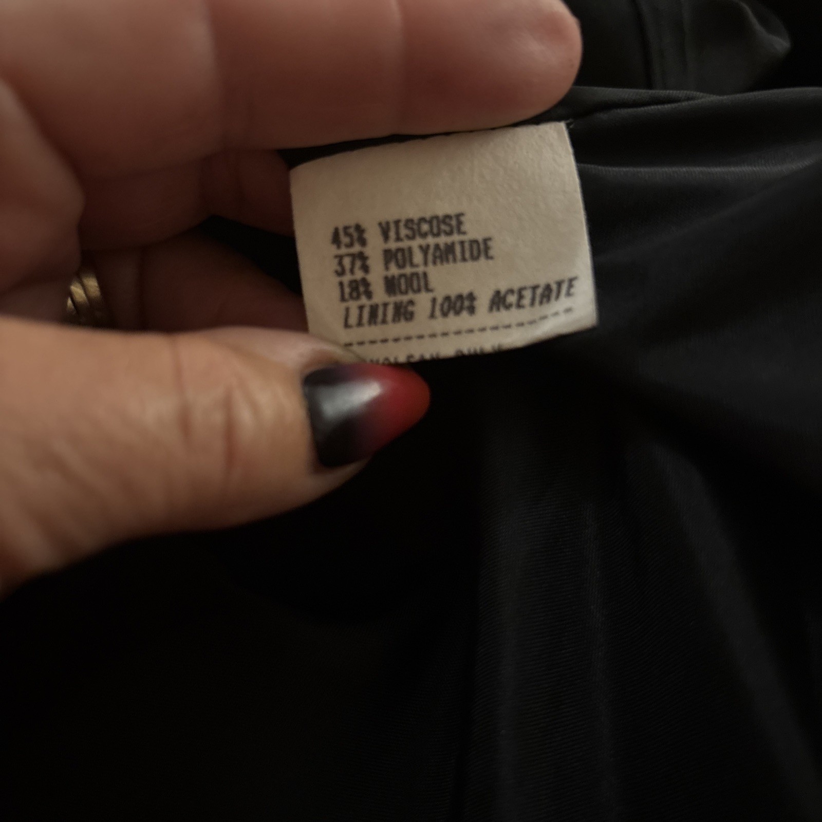 Sally Smith Sydney Skirt Womens Size 8 Textured Wool Mix Hi Low Fully Lined