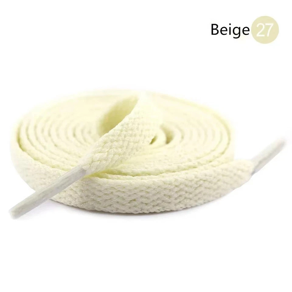 1 Pair Flat Shoelaces Replacement Shoe Laces for Sneakers Casual Sports Shoes