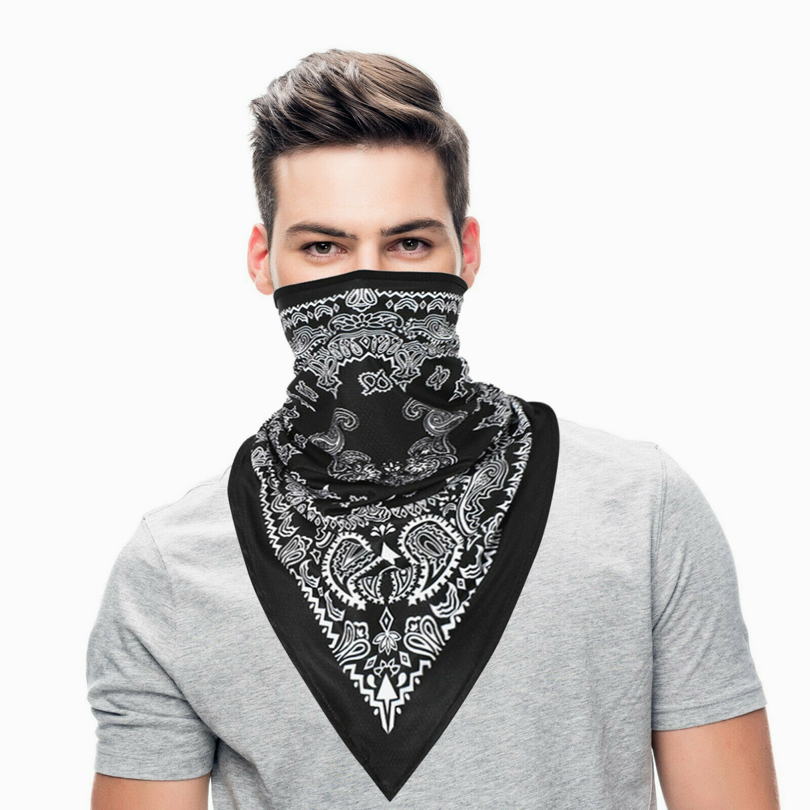 Balaclava UV Protection Face Mask Cycling Sports Neck Gaiter Bandana Cover Scarf