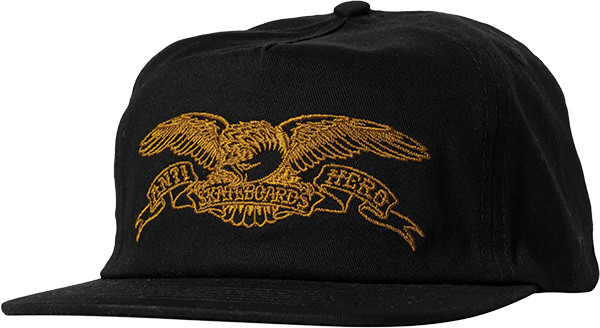 ANTI HERO BASIC EAGLE HAT ADJ-BLACK/GOLD