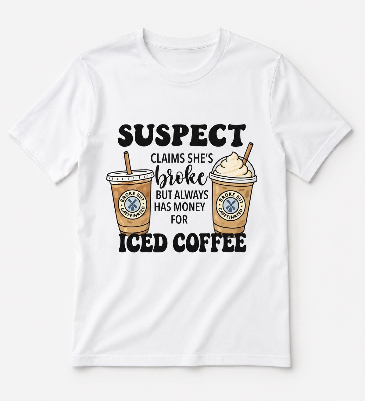🔥SUSPECT ICED COFFEE Unisex Gildan 🔥