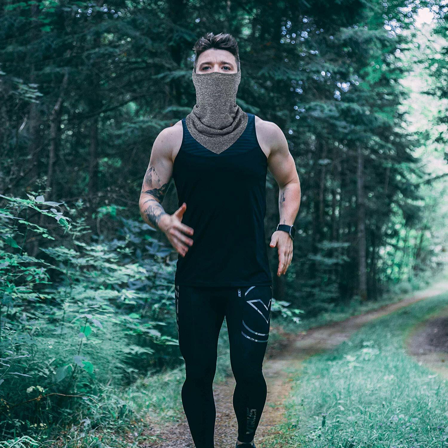 Cooling Neck Gaiter Balaclava Face Cover Scarf UV Protection Mask for Men Women