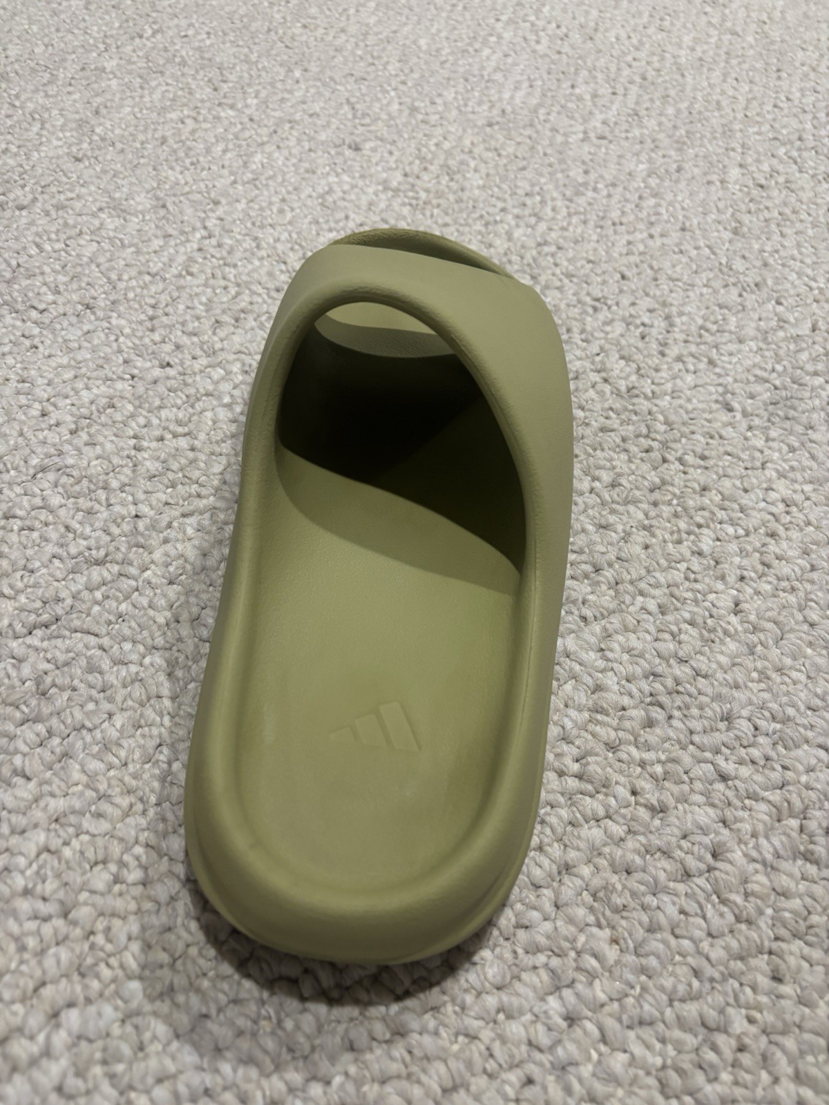 Green Solid Slide Sandal Open Toe Slip-On Unisex Adults Casual Footwear