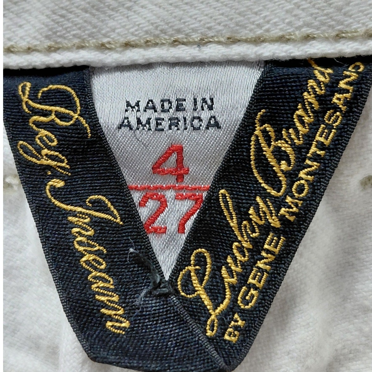 Lucky Brand Classic Rider Jeans Made in USA White Mid (10-12 in) Regular Size 4