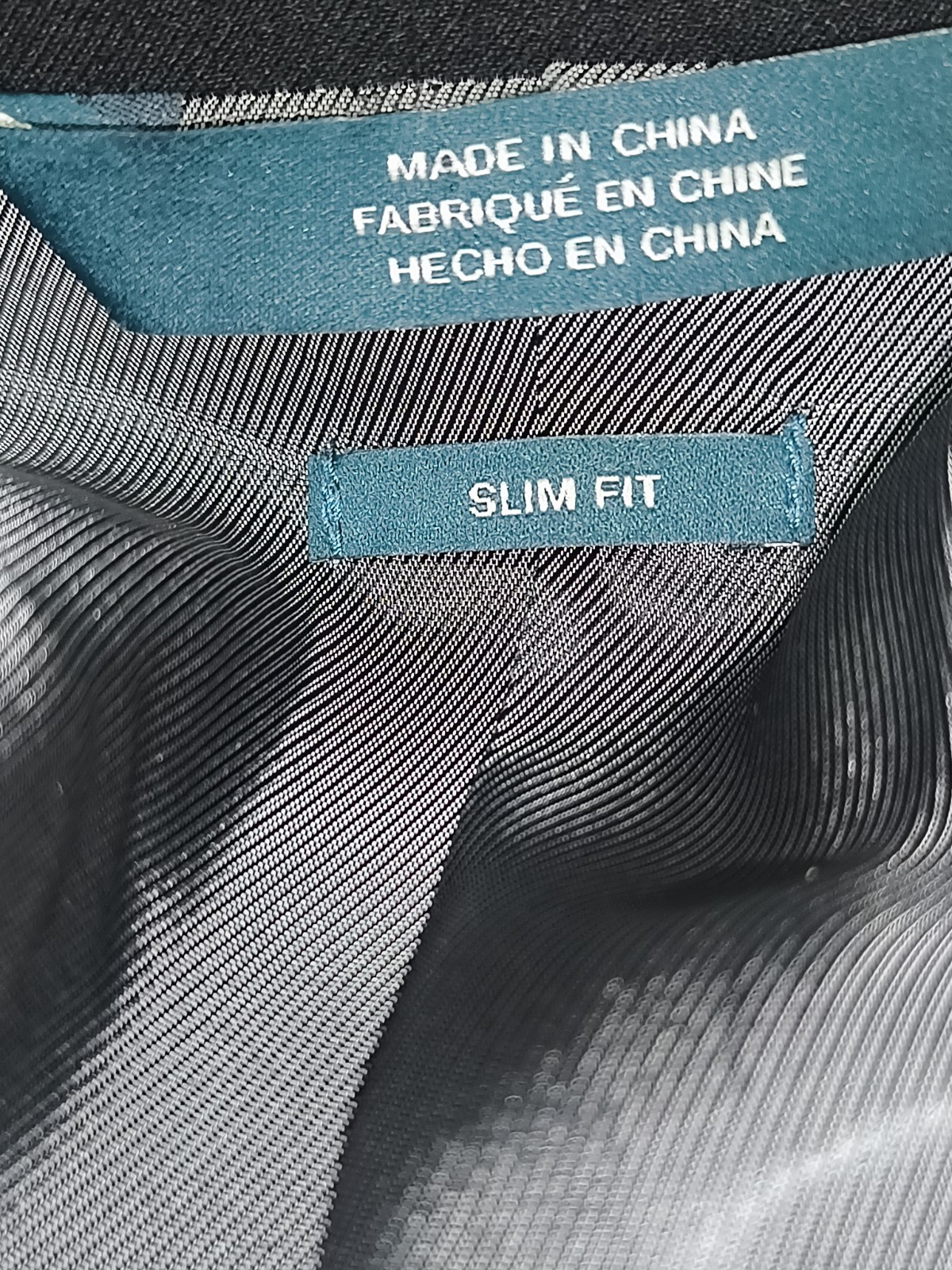 Perry Ellis Blazer Mens Size XL Black Slim Fit Sport Coat Suit Jacket