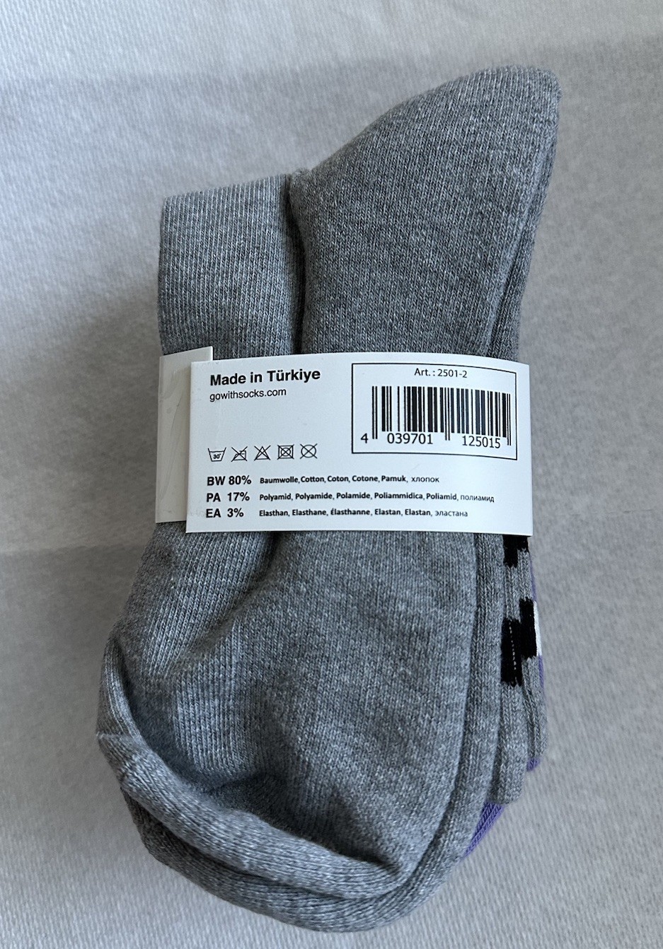 Unisex Cotton Crew Quarter Retro Socks Striped Casual Multicolor 4 Pair NWT