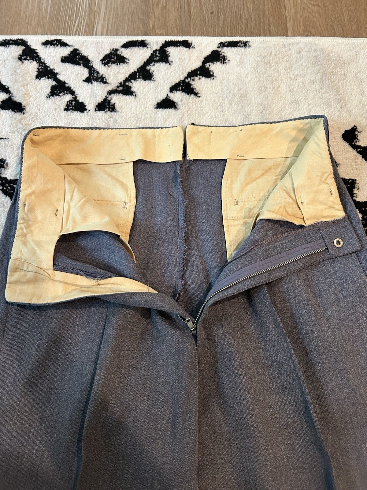 Vintage 40’/50’s Steel Blue Fleck Suit Rockabilly