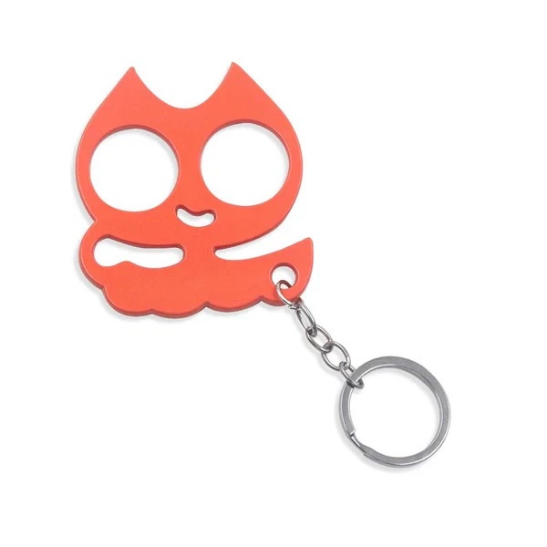 Cute Cat Ear Keychain Bottle Opener – Kitty Key Ring Multicolor Alloy Keychain